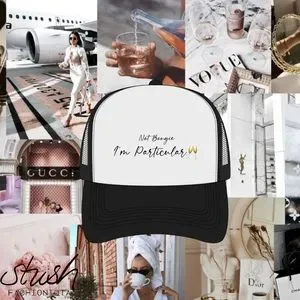 Not Bougie, I’m Particular Trucker Hat Stush Fashionista | Accessories | Not Bougie Im Particular  main image 3